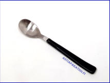 FISKARS mustap�iset aterimet Teelusikka ,pituus n.14,9 cm, 6 kpl, 7 �/ kpl,( Tuote nro 299AT )