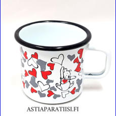 MUURLA, Disney Nalle Puh emalimuki 3,7 dl,halkaisija n.9,5 cm,Korkeus n. 8 cm,1 kpl,28�/kpl, (Tuote nro / Item 266N)
