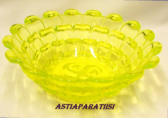 RIIHIM�EN LASI,  Tarjoilumalja / kulho,Korkeus,n.8,5 cm,halkaisija,n. 23 cm,0kpl.