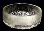 IITTALA,Ultima Thule, Tarjoilukulho,Design: Tapio Wirkkala,halkaisija n. 19 cm, Korkeus n. 9 cm , 1kpl. 65�/kpl
