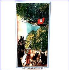 ARABIA, Sein�laatta "Triptyykki Soutelu Kokko", 1. osa 3-osaisesta, Design:Helj� Liukko-Sundstr�m, Valmistettu 2000,Korkeus n. 35,5 cm, leveys n. 18 cm, 215�( Tuote nro / Item #116HL ) 