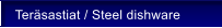 Ter�sastiat / Steel dishware