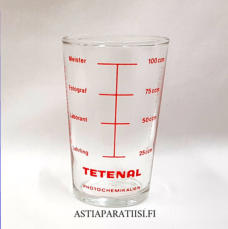 TETENAL  mittalasi,Korkeus n. 8,4 cm , Halkaisija n.5,2 cm,1 kpl,10 �/kpl,( Tuote nro / Item #372J )