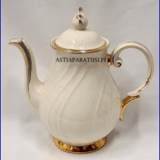ARABIA,Kultakoristeinen kahvikannu,Design:Olga Osol, malli Svea Granlund,1948-1992-luvulta,todella hyv�kuntoinen,Korkeus ilman kantta n.17,3 cm,2kpl,148�/kpl,( Tuote nro / Item #138KK )
