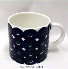 ARABIA, k�sinmaalattu kaadin Design:Gunvor Olin-Gr�nqvist,1960-luvulta, korkeus n.10,8 cm, 180� ( Tuote nro / Item #119D)