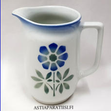 ARABIA, kukkakuvio maitokannu,harvinainen,Design :Thure �berg. 1932-49-luvulta,tosi hyv�kuntoinen,korkeus n.14 cm,1kpl,250� ( Tuote nro / Item #160D)