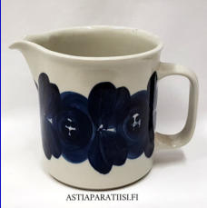 ARABIA,Anemone maitokannu,Design: Ulla Procop�.K�sin maalattu,1960-luvulta,korkeus n.13,8 cm,1kpl,125�/kpl  ( Tuote nro / Item #180D)