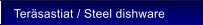 Ter�sastiat / Steel dishware