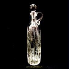 kristalli karahvi,Korkeus,n.30 cm,halkaisija,n. 7 cm,1 kpl,85�/kpl ( Tuote nro / Item #112KR )