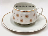 ARABIA,Roksana kahvikuppi,Design:Richard Lindh,Kupin korkeus n. 5,2 cm, halkaisija n. 6,3 cm,Suunniteltu vuonna 1964-1971, 1kpl, 28�/kpl ( Tuote nro 223Q )