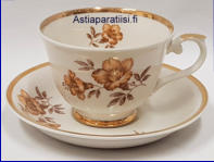 ARABIA,Myrna kahvikuppi,Malli AX, Design:Olga Osol,Kupin korkeus n.6,5 cm, halkaisija n. 8,5 cm, Suunniteltu vuonna 1937-2005, 12 kpl, 21�/kpl ( Tuote nro 274Q )