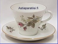 ARABIA,  Soma  kahvikuppi,Design:Raija Uosikkinen,Kupin korkeus n.7,6 cm, halkaisija n. 8 cm, Suunniteltu vuonna 1970-1975, 6 kpl, 24�/ kpl ( Tuote nro 279Q )