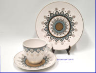 ARABIA, Katinka kahvikuppi 3-osainen,Design:Hilkka-Liisa Ahola,Kupin korkeus n.6 cm, halkaisija n. 7 cm, Suunniteltu vuonna 1965-1971, 1kpl, 48�/kpl ( Tuote nro 435Q )