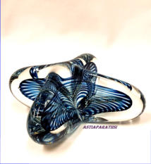 Lasi paperipainoja, korkeus 6,7 cm, leveys 15 cm,1kpl,60�/kpl