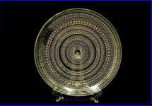 NUUTAJ�RVI,Kastehelmi, lautanen,Design:Oiva Toikka, Huom ! vanha versio,n.24,7 cm,2 kpl, 45�/kpl