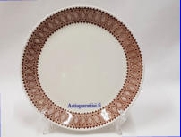 ARABIA,Lobelia pullalautanen / leip�lautanen, Design:Raija Uosikkinen  ,Aune Siimes malli, lautanen halkaisija n.17,7 cm, Suunniteltu vuonna 1960-1963,k�yt�n j�lki�, 4 kpl,18�/kpl ( Tuote nro 205PL )