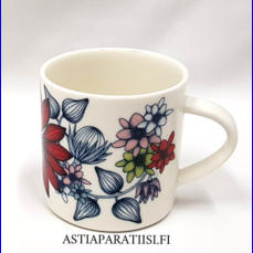 ARABIA.Runo, muki 0,35 l, "Kes�s�de" Design:Heini Riitahuhta, Tyyppi,Paratiisi (Birger Kaipiainen) , Suunniteltu vuonna 2009-2015,Kupin korkeus n.8 cm, halkaisija n.8,6 cm, 5 kpl, 124�/kpl,( Tuote nro 102 P )