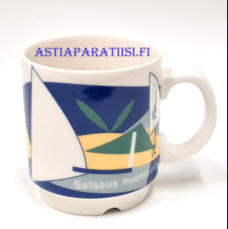 ARABIA, Kesti muki,Design:Pekka Paikkari,korkeus n.8,5 cm, halkaisija n.7,5 cm, 5 kpl, 28�/kpl,( Tuote nro 196 P )