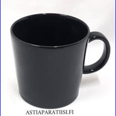ARABIA, Kilta musta  muki , Design:Kaj Franck, korkeus n.8 cm, halkaisija n.8 cm, 3 kpl, 20 �/kpl,( Tuote nro 333 P )