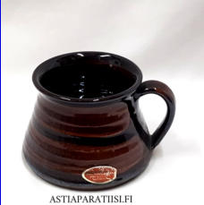 SAVITORPPA,  Mahonki v�ri muki,korkeus n.7 cm, halkaisija n.8,5 cm, ,2 kpl, 24 �/kpl,( Tuote nro 351 P )