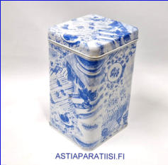 PELTIPURKKI, Marimekko purkki Aatto  Suunnitteli :Fujiwo Ishimoto Vintage,Korkeus n. 17,8 cm, leveys n. 10 cm,1 kpl,28 � /kpl ( Tuote nro / Item #103PP )