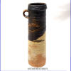 ARABIA, taidekeramiikka vase  lasitetut kivitavaraa,Design:Annikki Hovisaari,signeerattu,1950-60 -luvulla,mitat korkeus n.33 cm Halkiasija n.10 cm, 0kpl ( Tuote nro / Item #100F )