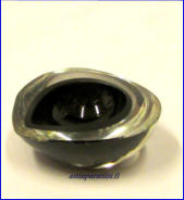 NUUTAJ�RVI,Kastanja KF 211,Design:Kaj Franck, signeerattu,pient� j�lke�,Suunniteltu: 1952,Korkeusn. 2,6 cm, leveys n. 6,7 cm X 6,3 cm,1KPL,60�