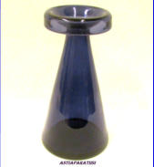 RIIHIM�EN LASI, Ametisti lasimaljakko, Design:Nanny Still,1960-luvulta, korkeus 20,5 cm, leveys 11 cm,1kpl,280�/kpl