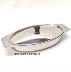 H&C.Hackman Sorsakoski, Tarjoiluastia,Korkeus,n.4 cm, halkaisija 28 cm X 14,5 cm,1 kpl, 38�/kpl,( Tuote nro 165TA)