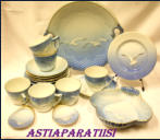 Vintage Copenhagen porcelain b&g made in Denmark,koko setti,280�