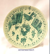 NYMOLLE DENMARK UNGERMANN HOLIDAY PLATE - 1956-57,1kpl,25�